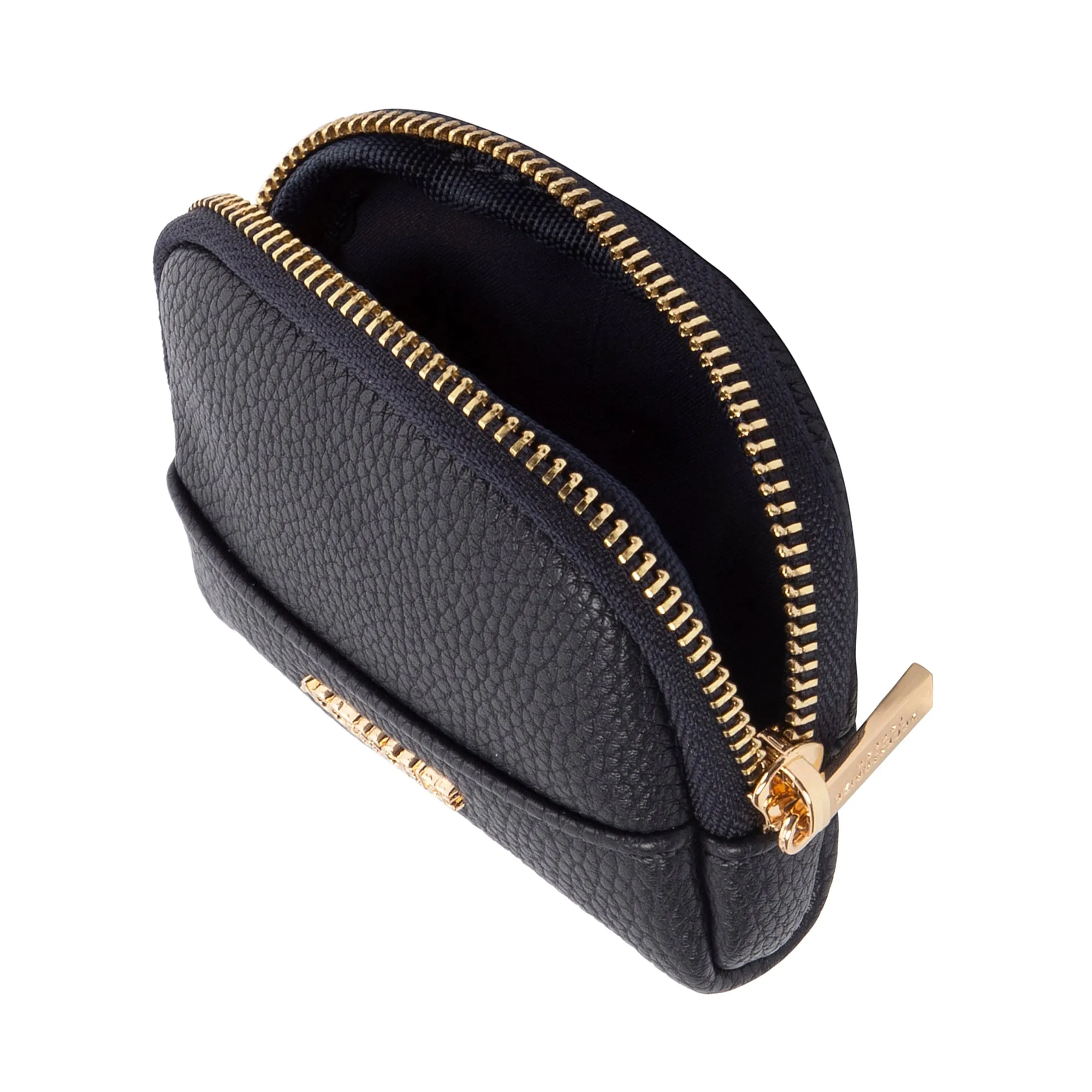 Accessorize London Women's Faux Leather Navy Soft Crescent Coin Purse