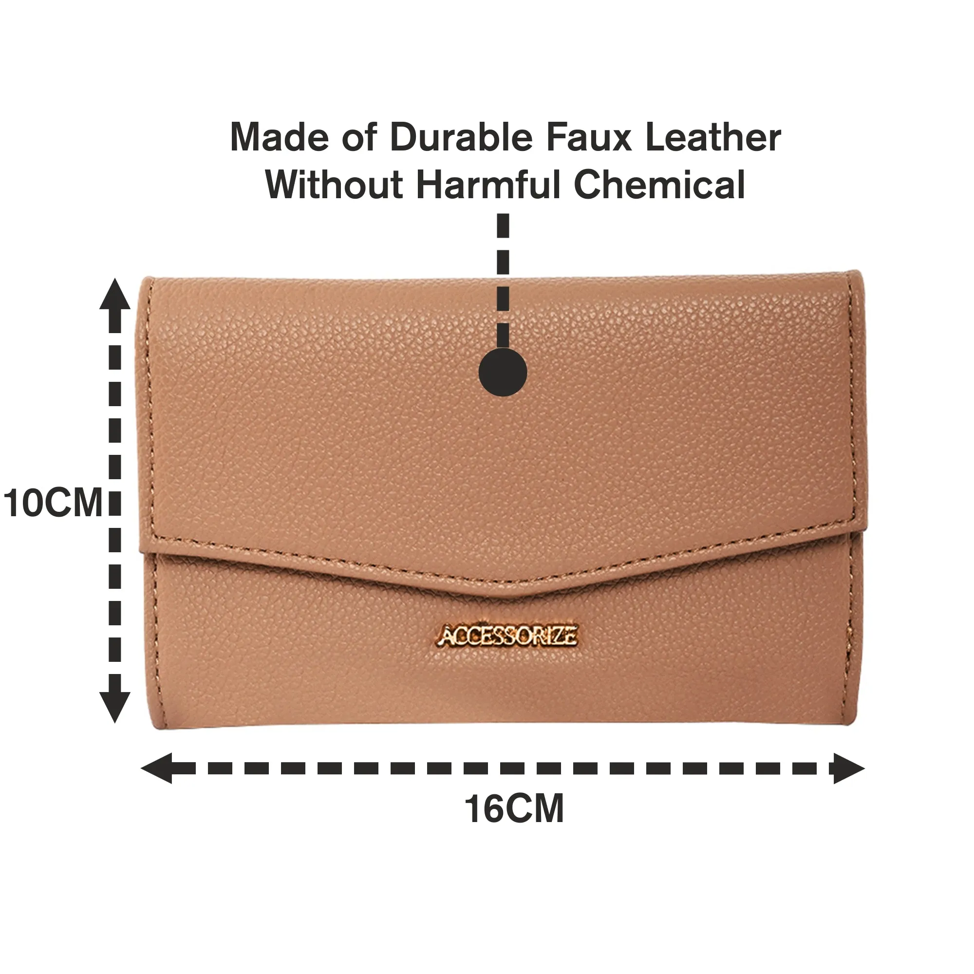 Accessorize London Women's Mink
 Classic Wallet