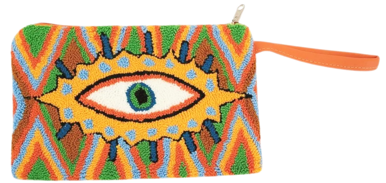 Ariella Handmade Wayuu Punch-needle Clutch