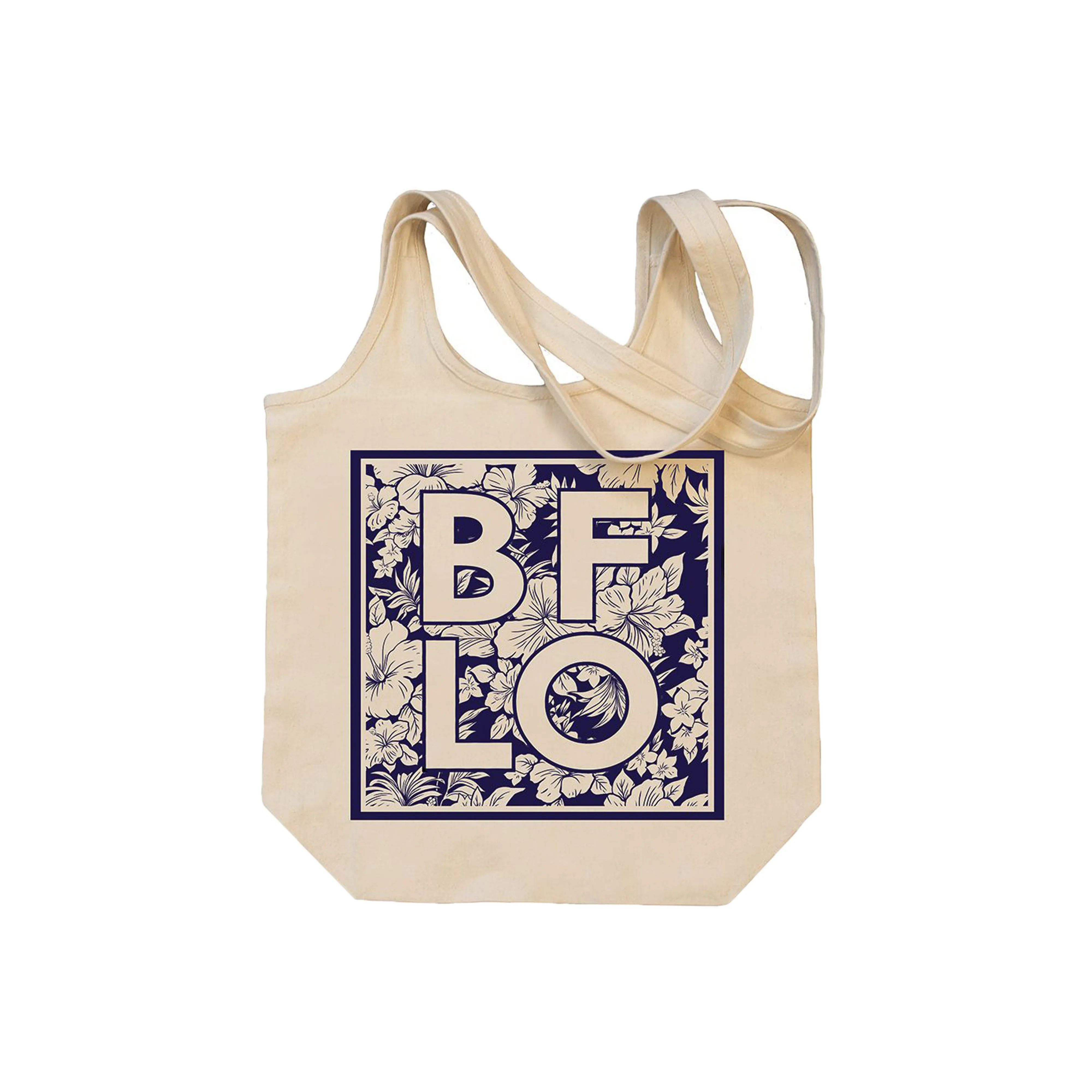 BFLO Hibiscus UV Light Color Changing Tote Bag