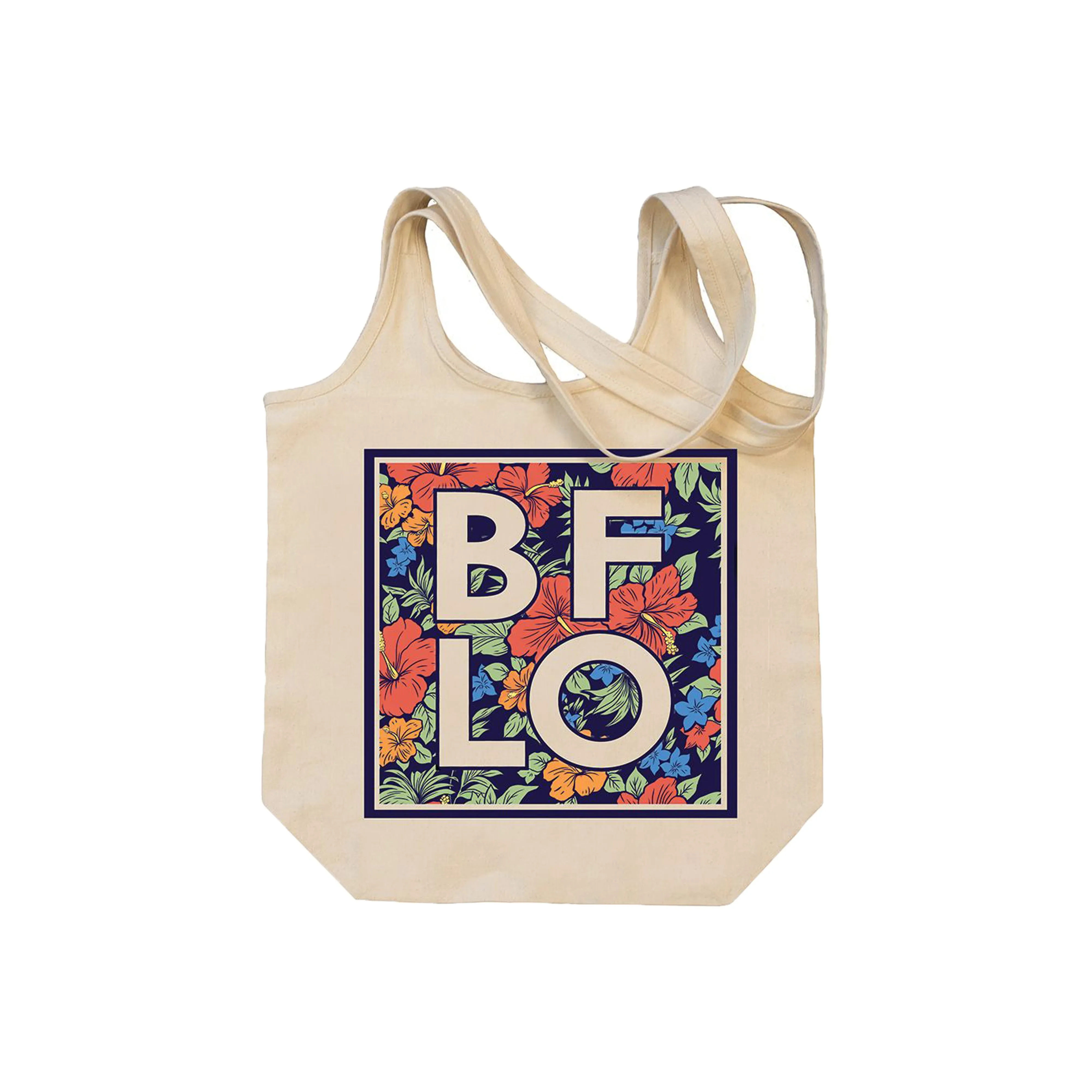 BFLO Hibiscus UV Light Color Changing Tote Bag