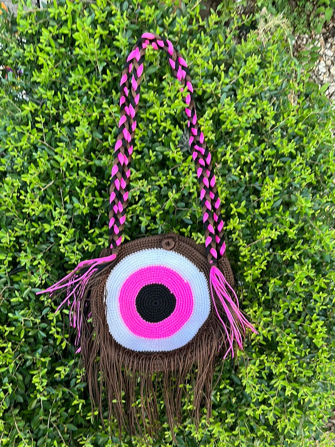 Boho/eye fridge purse