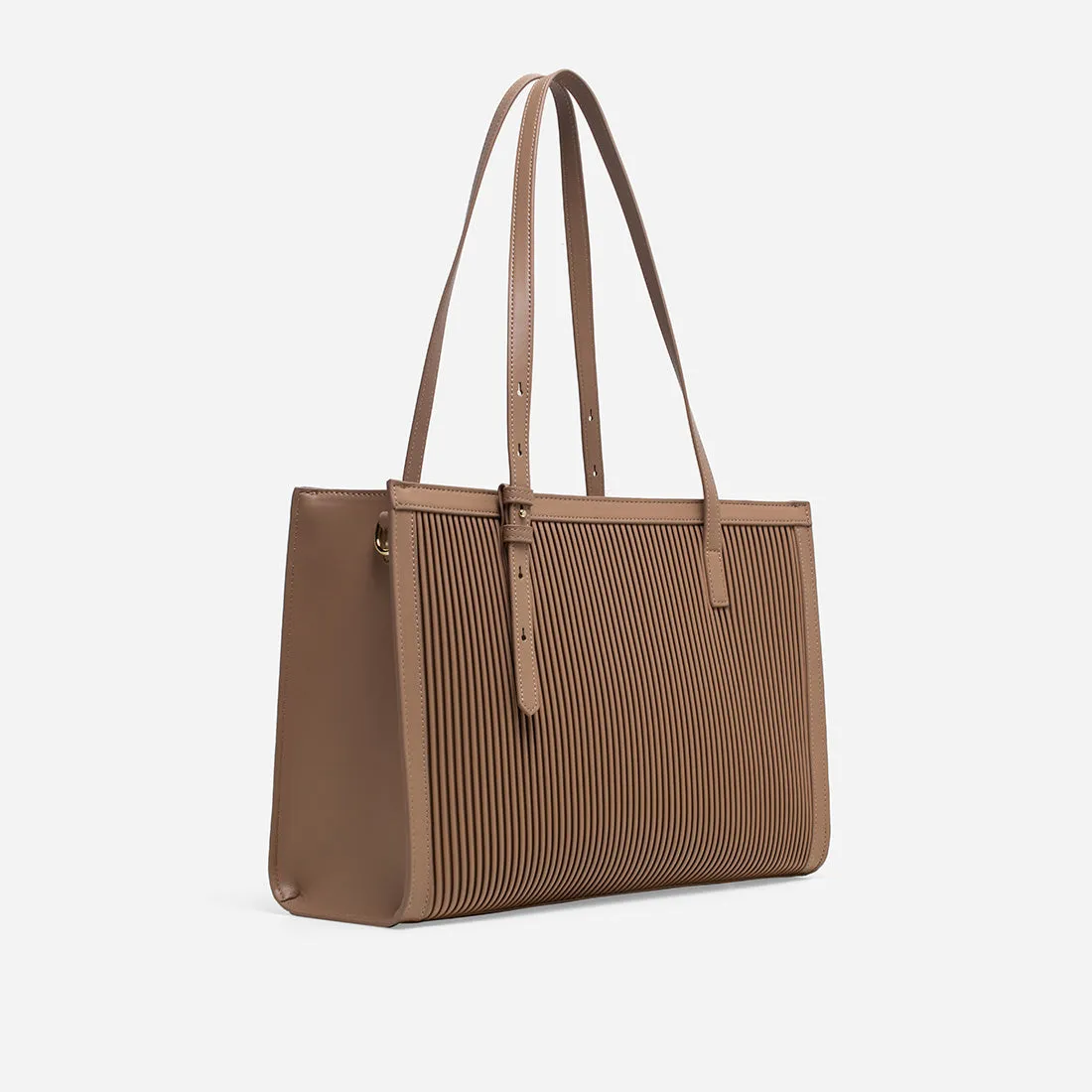 Brie Pleated Tote Bag