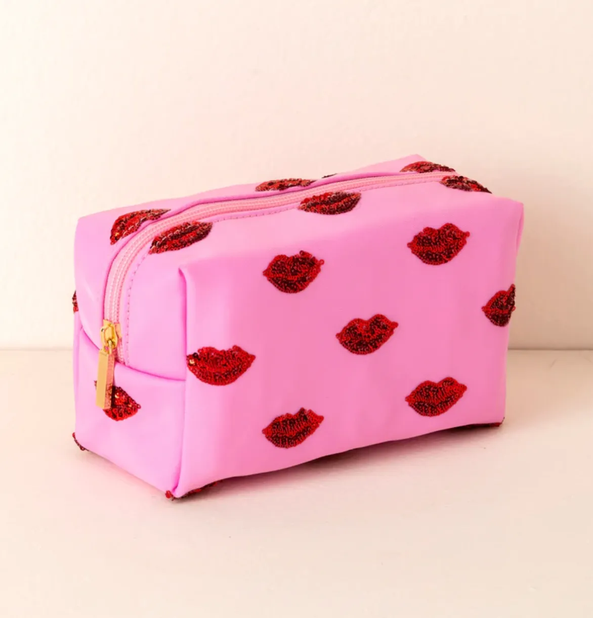 Cara Lips Cosmetic Pouch, Pattern