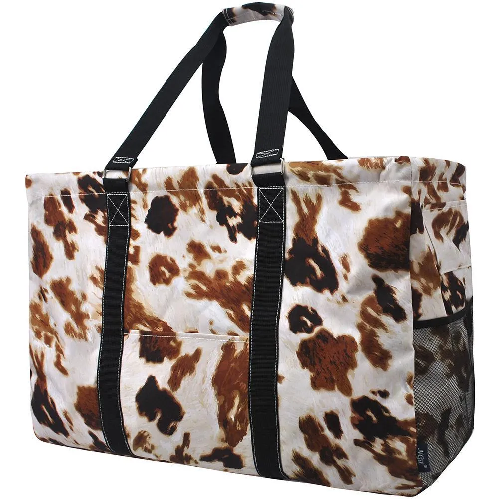 Cow Print NGIL Mega Shopping Utility Tote Bag