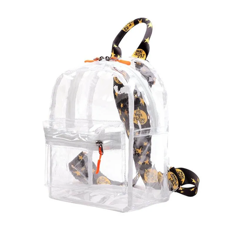 Cute Clear Mini Backpack Transparent Bookbag PVC for Women