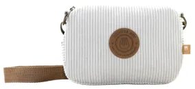 EMENTA SB - FLUFFY PATCH CORDUROY BAG - OFF WHITE