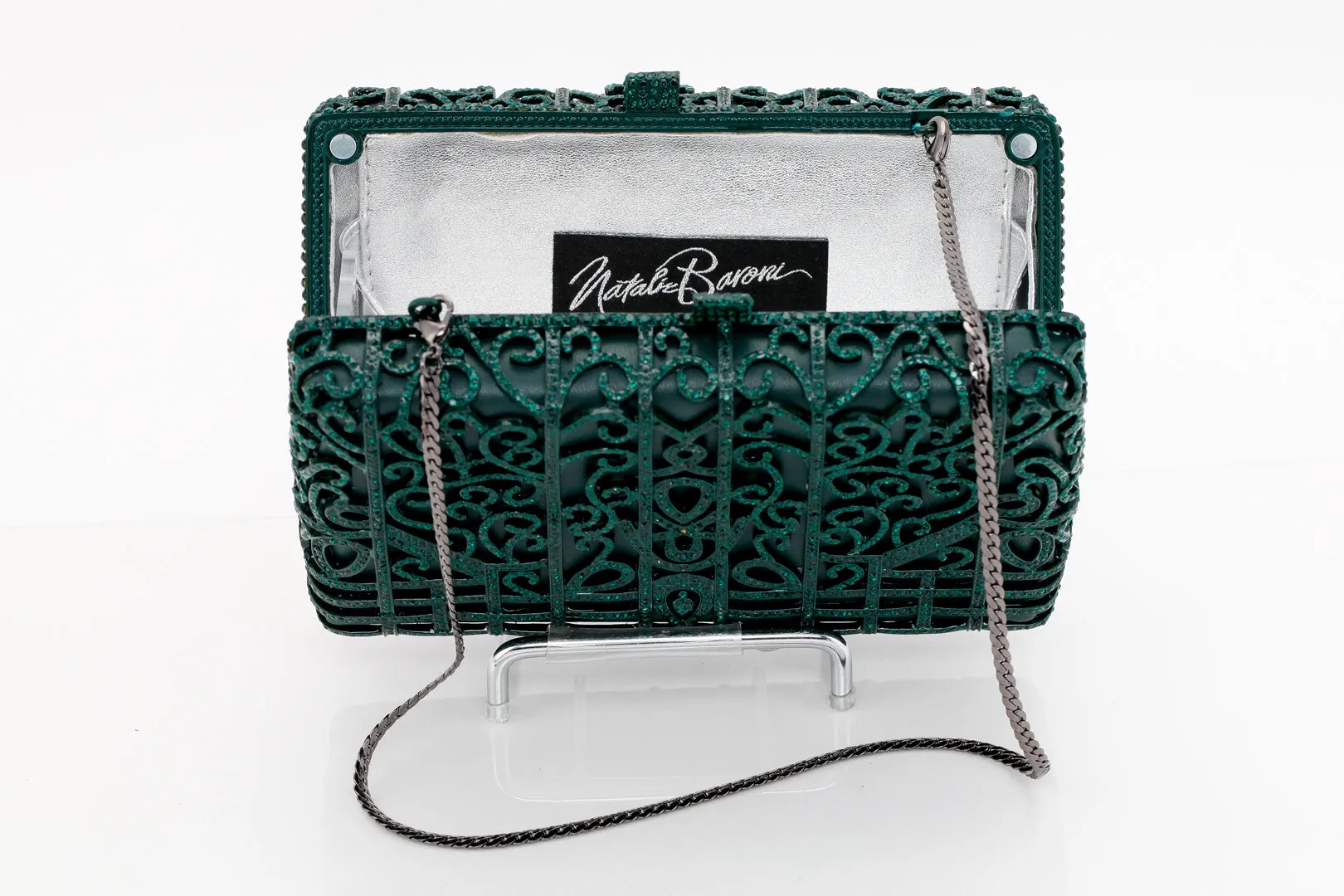 Emerald Rectangular Evening Bag