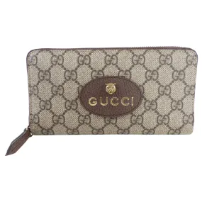 Gucci Neo Monogram Long Continental Zippy Wallet