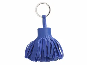 Hermès Bleu Electrique Lambskin Carmen Key Ring