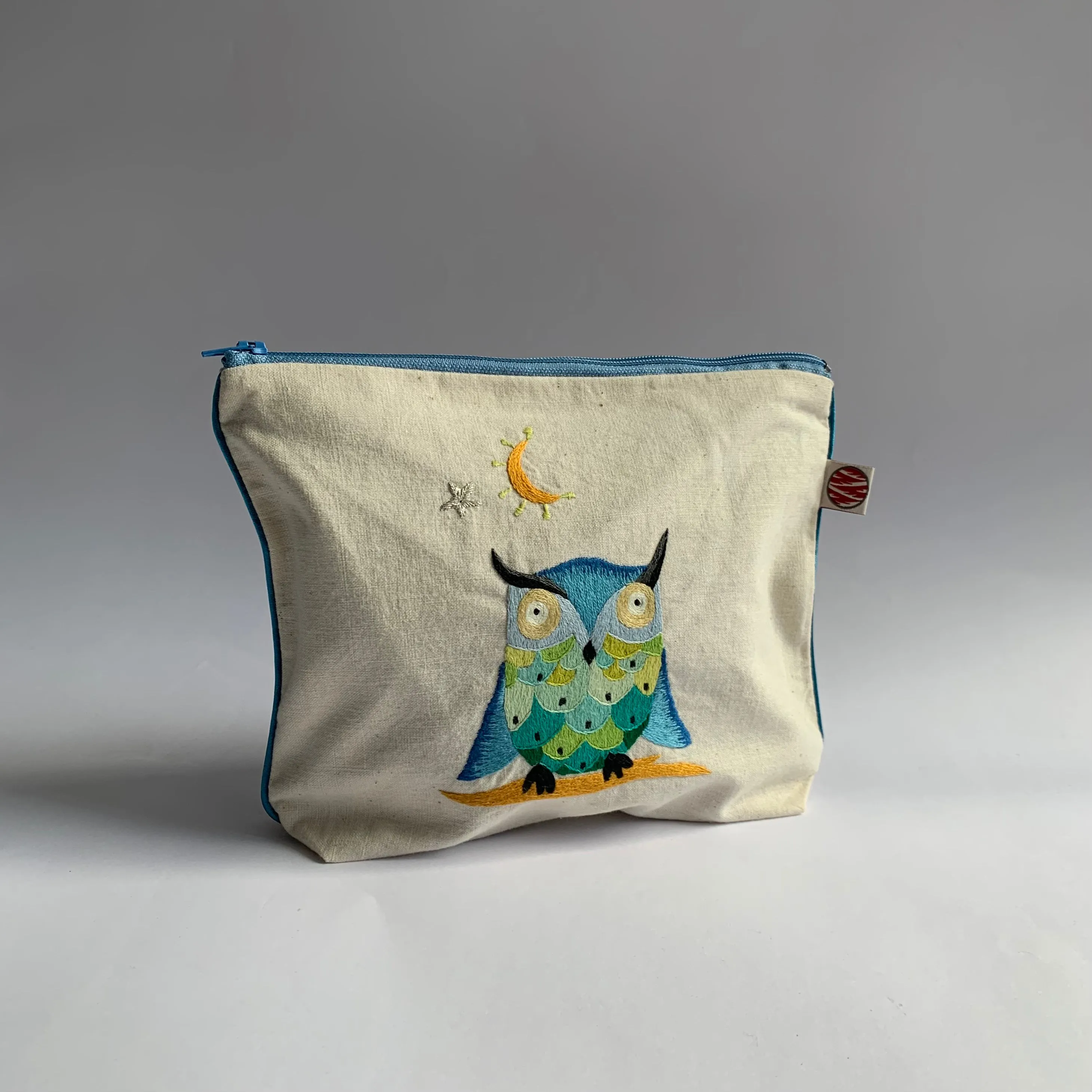 Ibaba Hand-Embroidered Zip Pouches