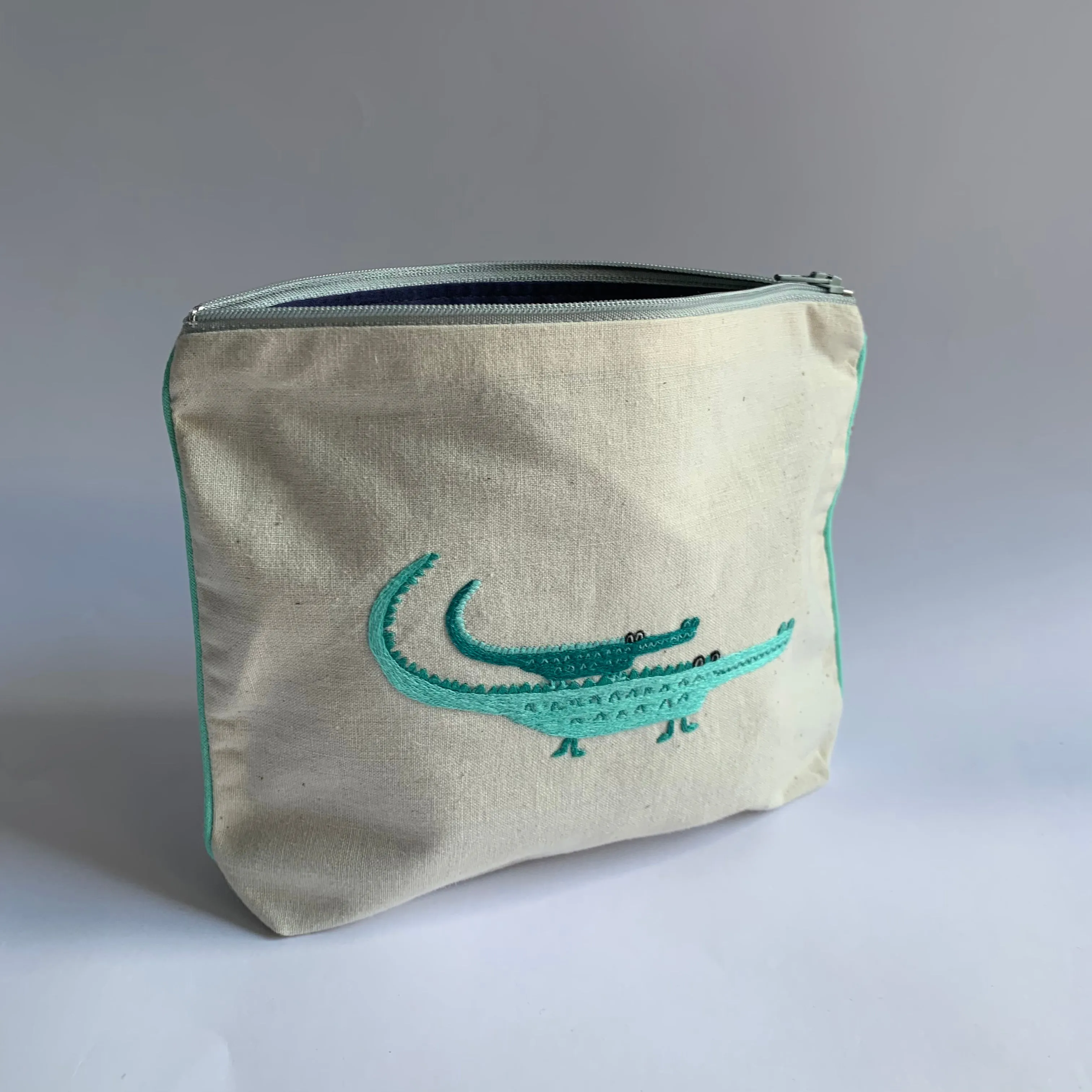 Ibaba Hand-Embroidered Zip Pouches