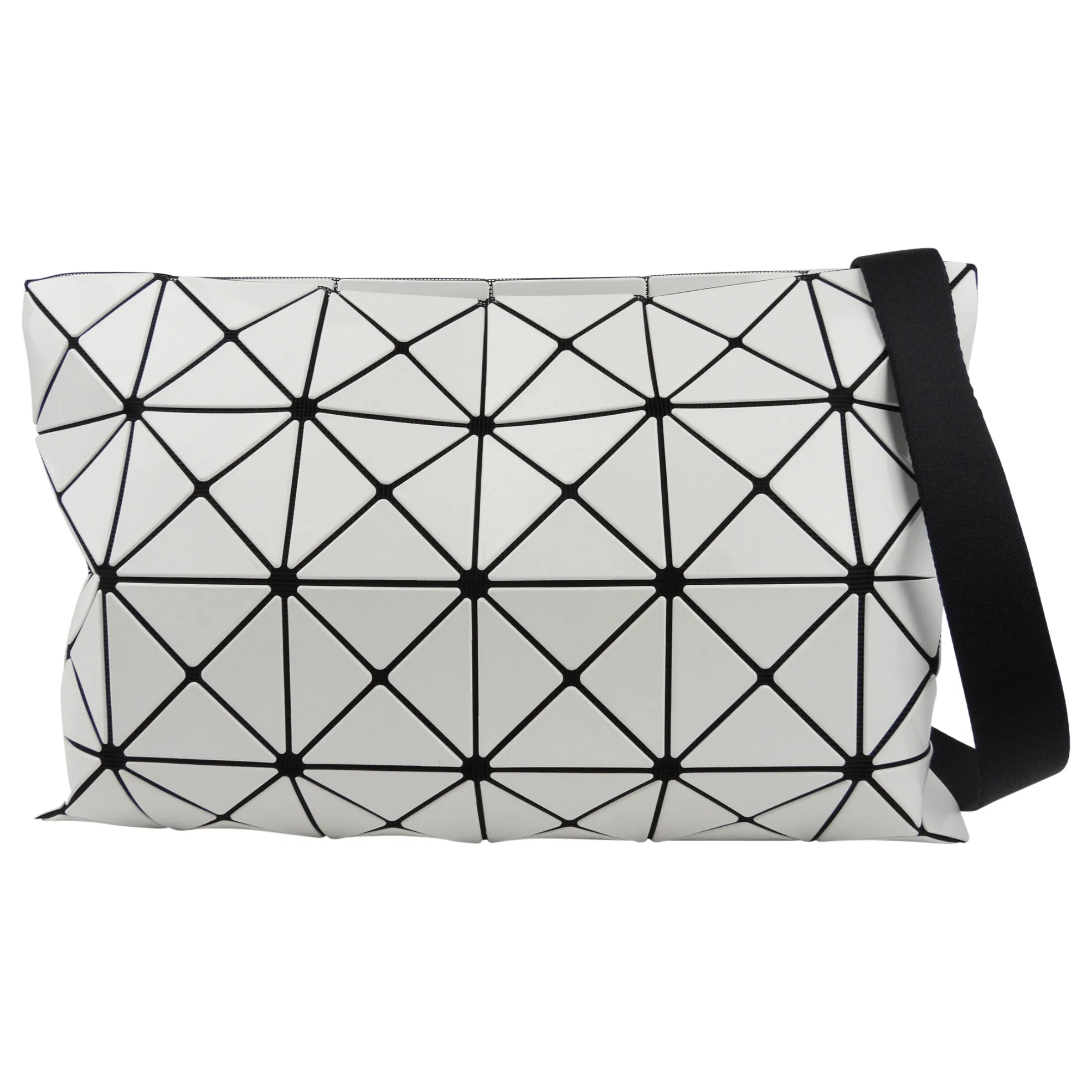 Issey Miyake Bao Bao White Large Lucent Crossbody Shoulder Sling Bag