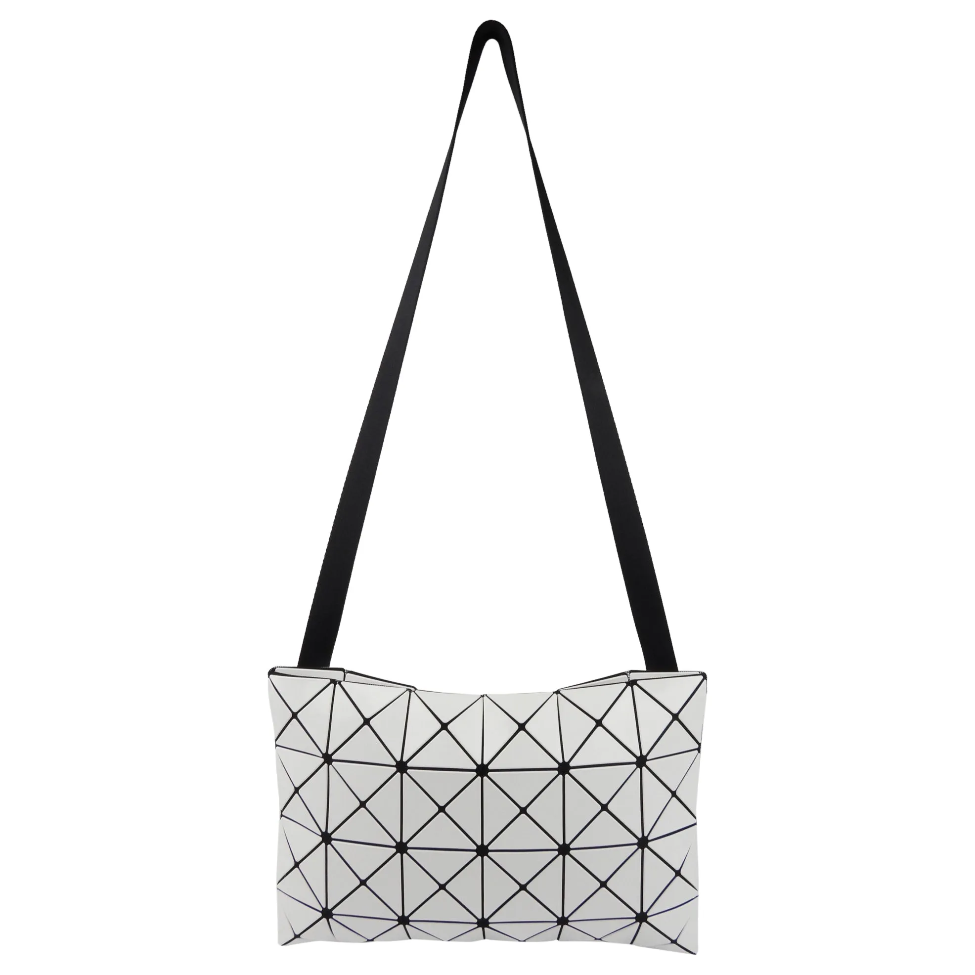 Issey Miyake Bao Bao White Large Lucent Crossbody Shoulder Sling Bag