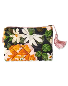 Kip & Co | Dreamy Floral Velvet Cosmetics Purse