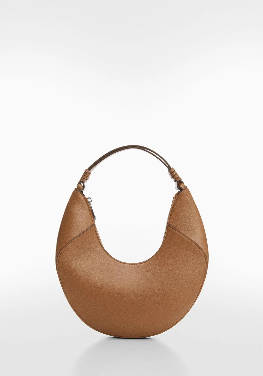 Leather effect shoulder bag