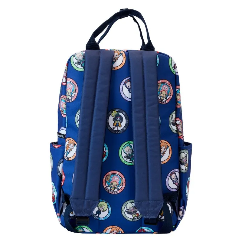 Loungefly Toei One Piece Allover Print Characters Full Size Nylon Backpack