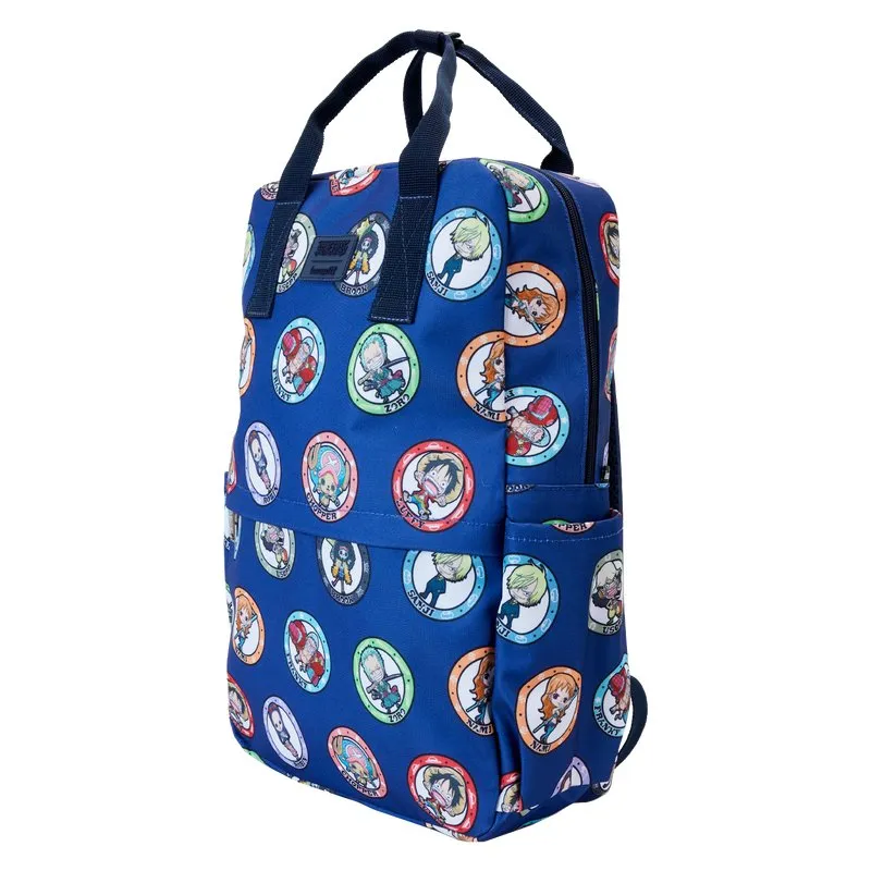 Loungefly Toei One Piece Allover Print Characters Full Size Nylon Backpack