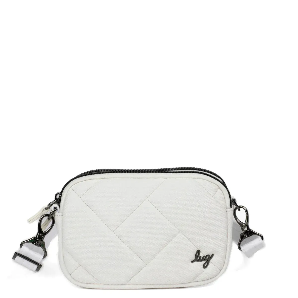 LUG Coupe Matte Luxe VL Convertible Crossbody Bag in White