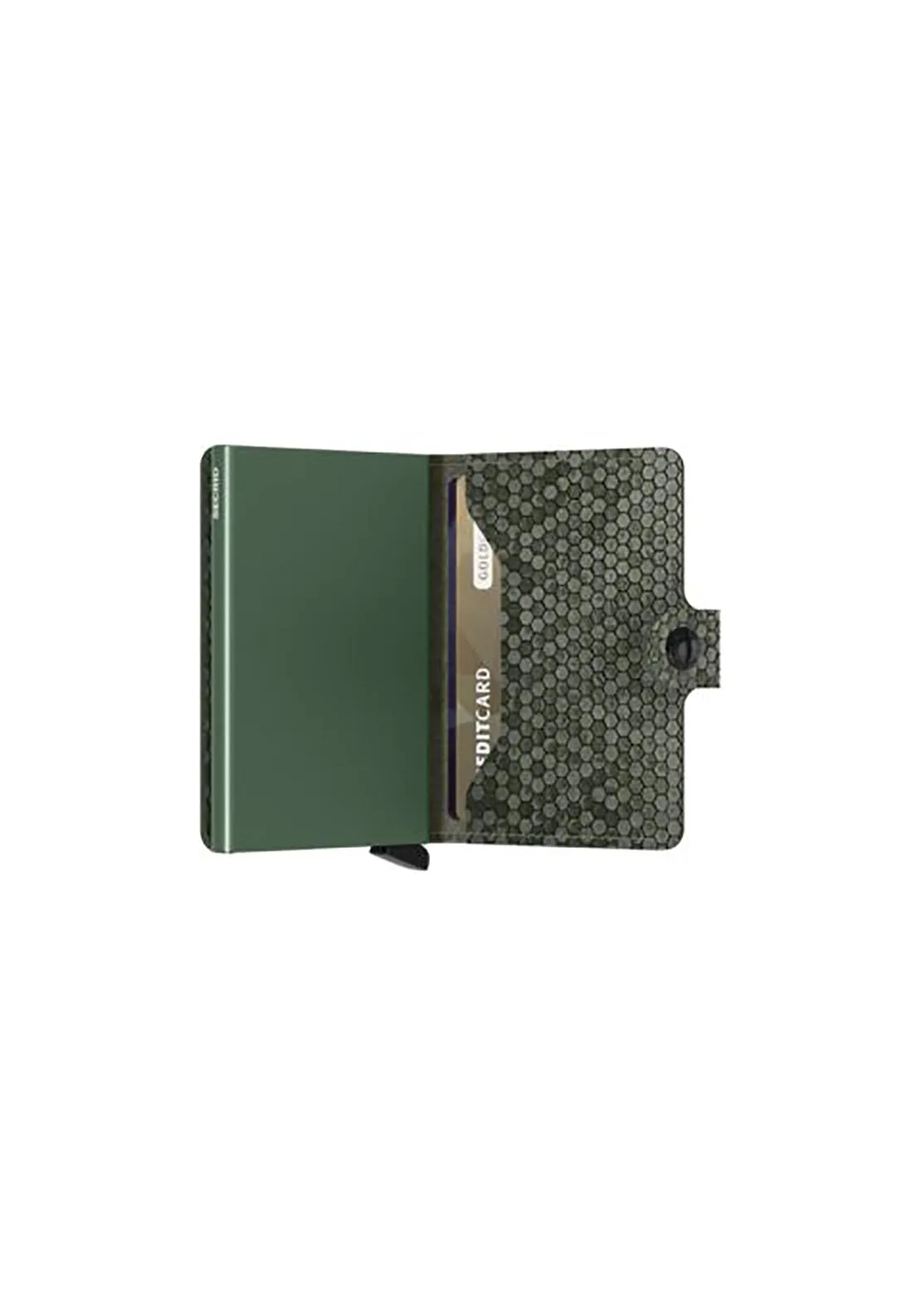 Mini Hexagon Wallet - Green