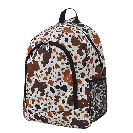 Mocha Cow Medium Size NGIL Canvas Backpack