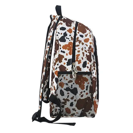 Mocha Cow Medium Size NGIL Canvas Backpack