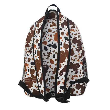 Mocha Cow Medium Size NGIL Canvas Backpack