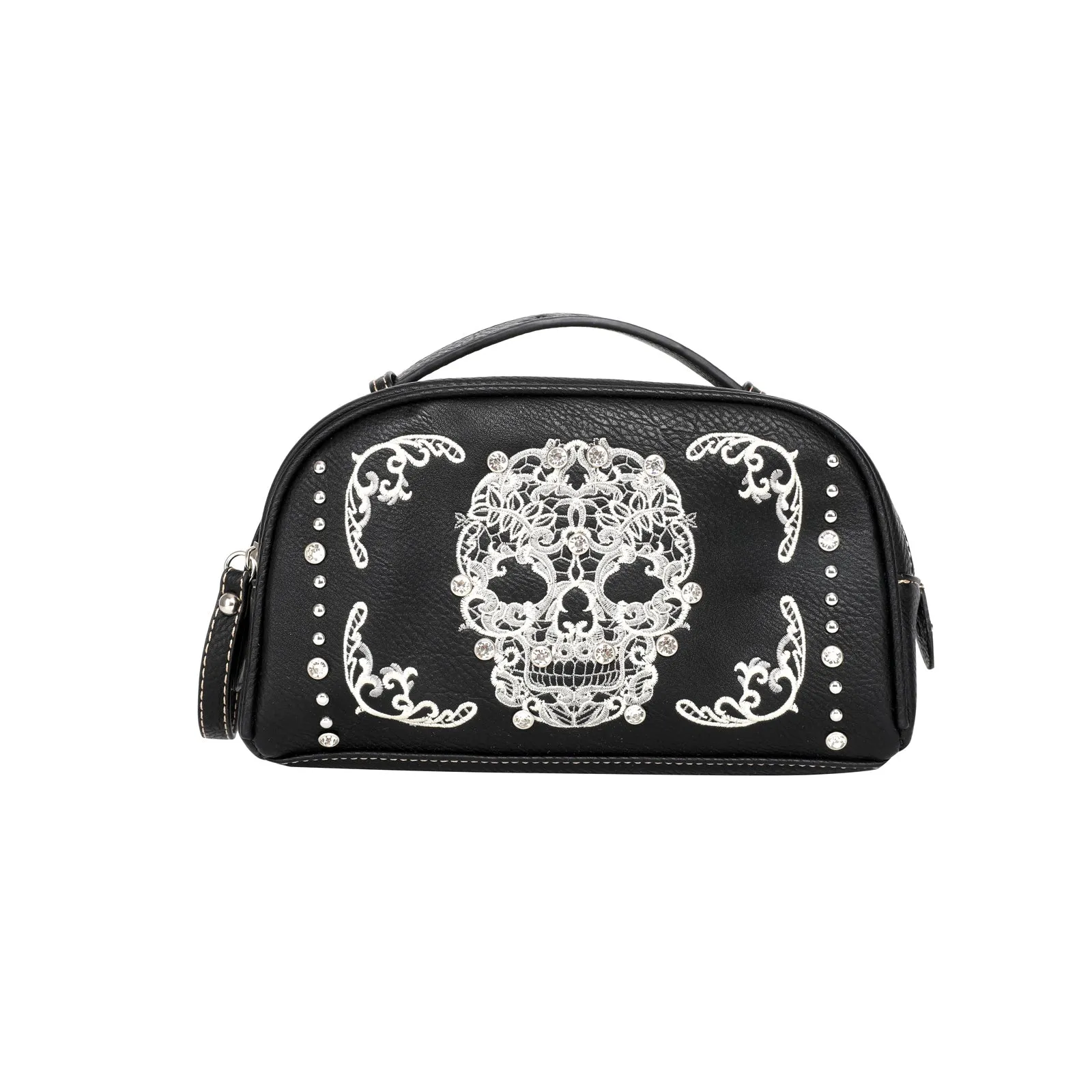 Montana West Sugar Skull Multipurpose Travel Pouch