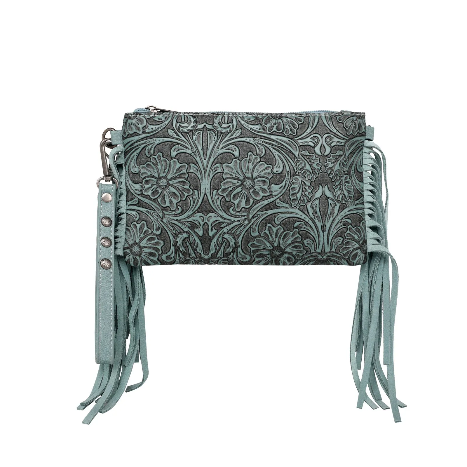 MW1217-181 Montana West Tooled Collection Clutch/Crossbody