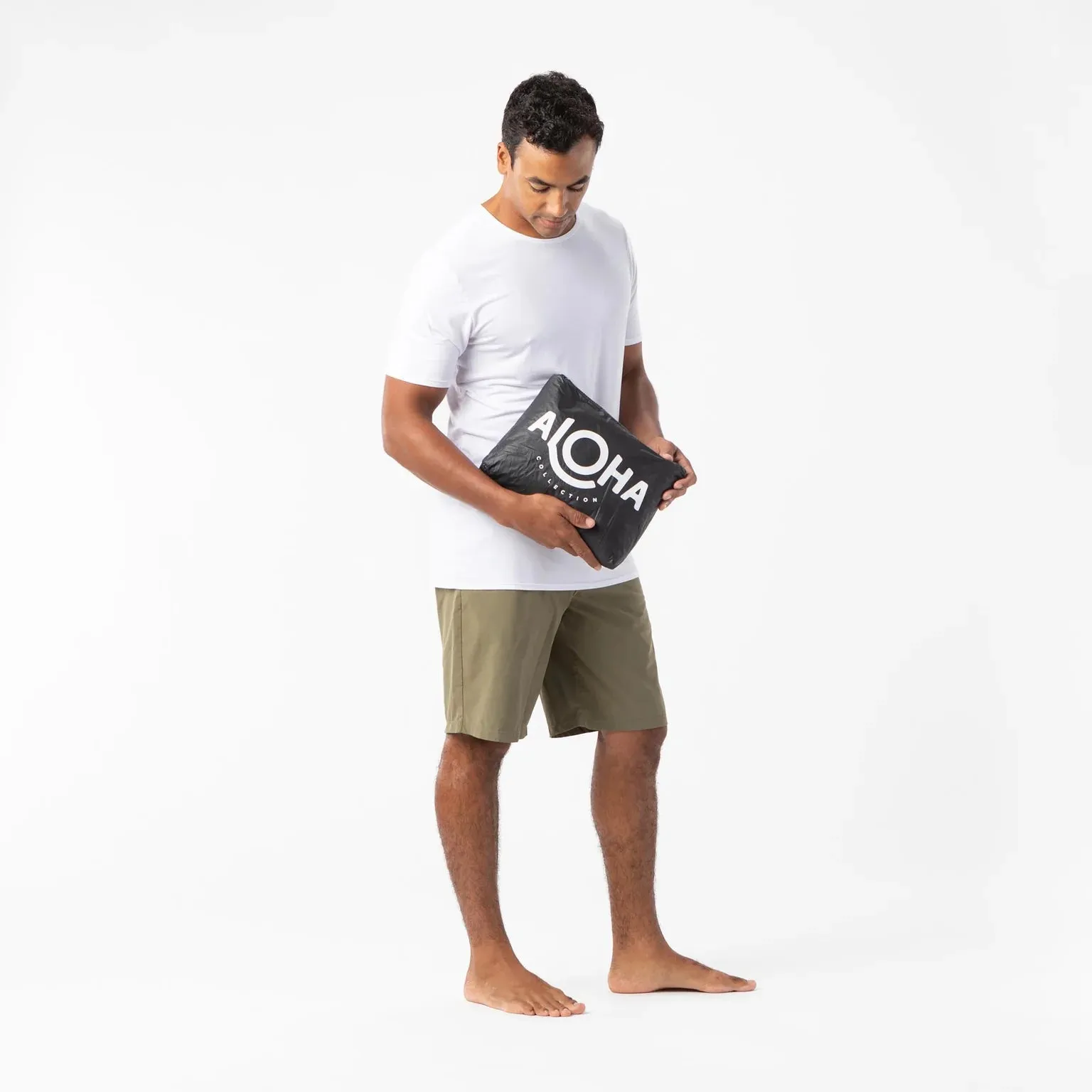 Original Aloha Mid Pouch / White & Black