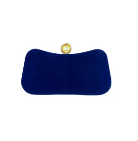 Royal Blue Velvet Clutch