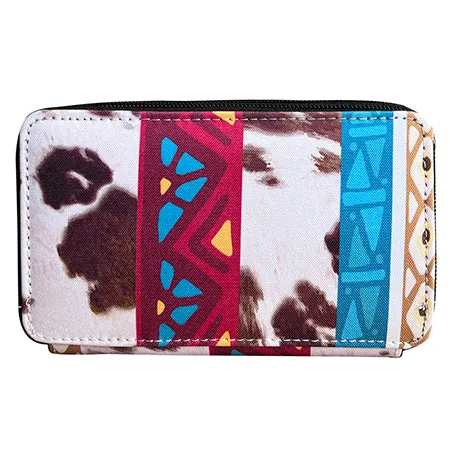 SALE! Aztec Cow NGIL Canvas All in One Wallet