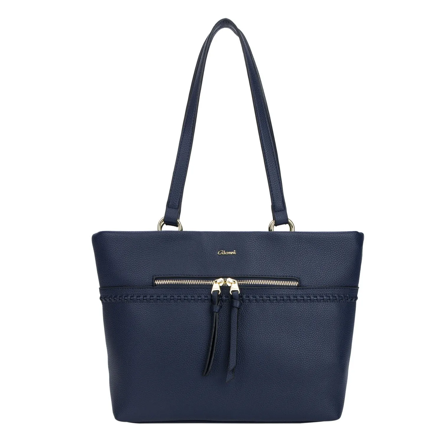 Shanti Soft Tote Handbag - Navy