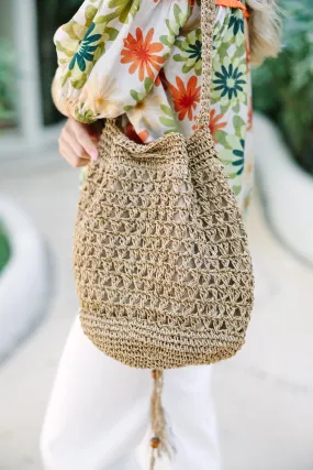 Show You Off Khaki Braided Purse