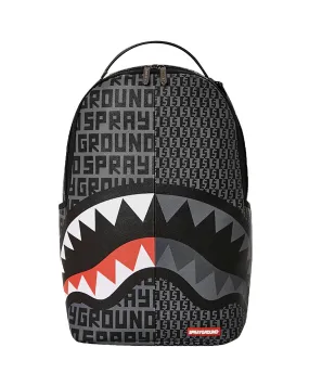 Sprayground Split Infinity Check In Grey Backpack