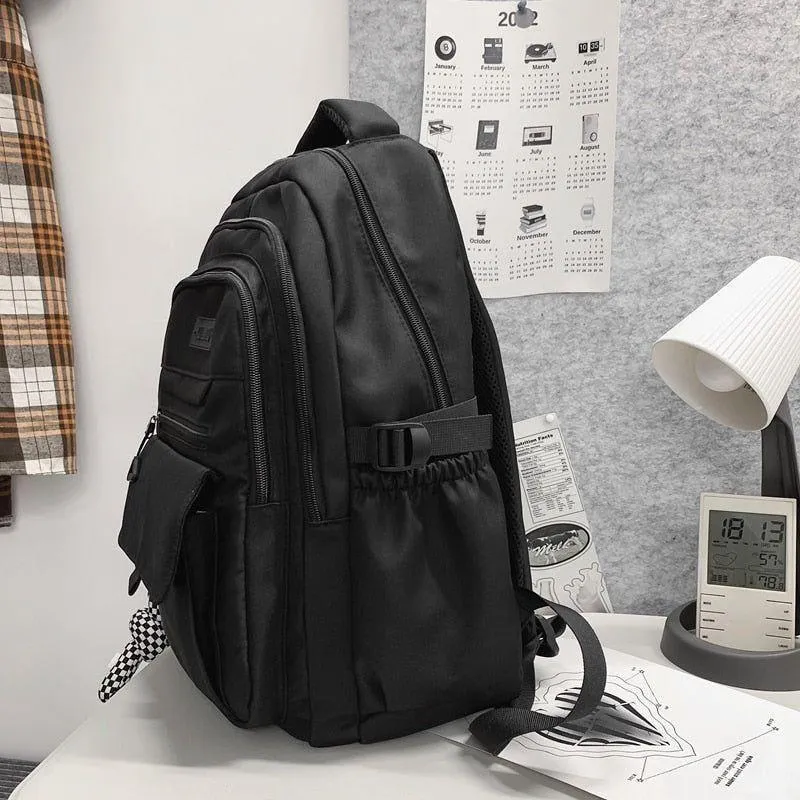 Stylish Nylon School Bag - College Cool Backpack WV120