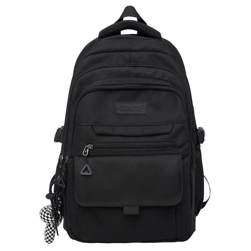 Stylish Nylon School Bag - College Cool Backpack WV120