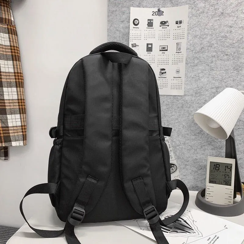 Stylish Nylon School Bag - College Cool Backpack WV120