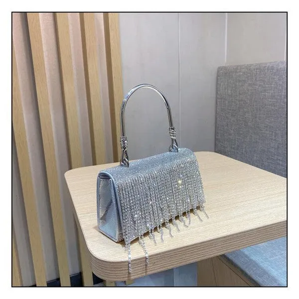 Tassel Rhinestone Handbag