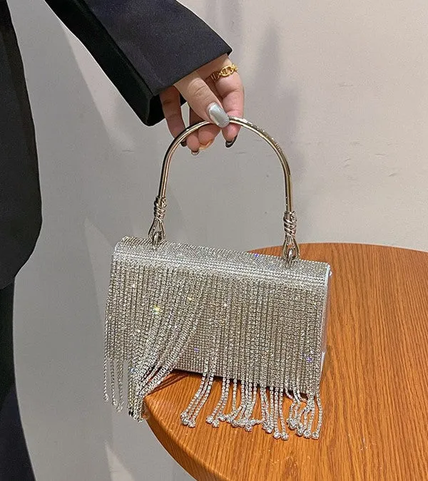 Tassel Rhinestone Handbag