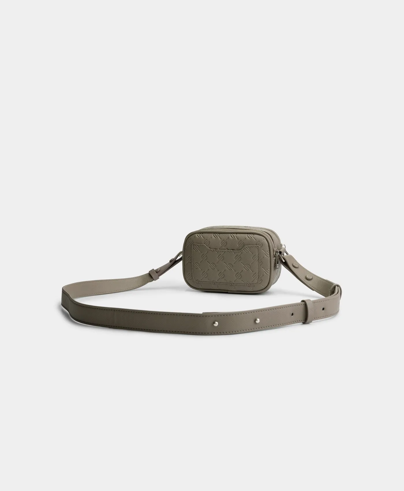 Taupe Grey May Monogram Bag