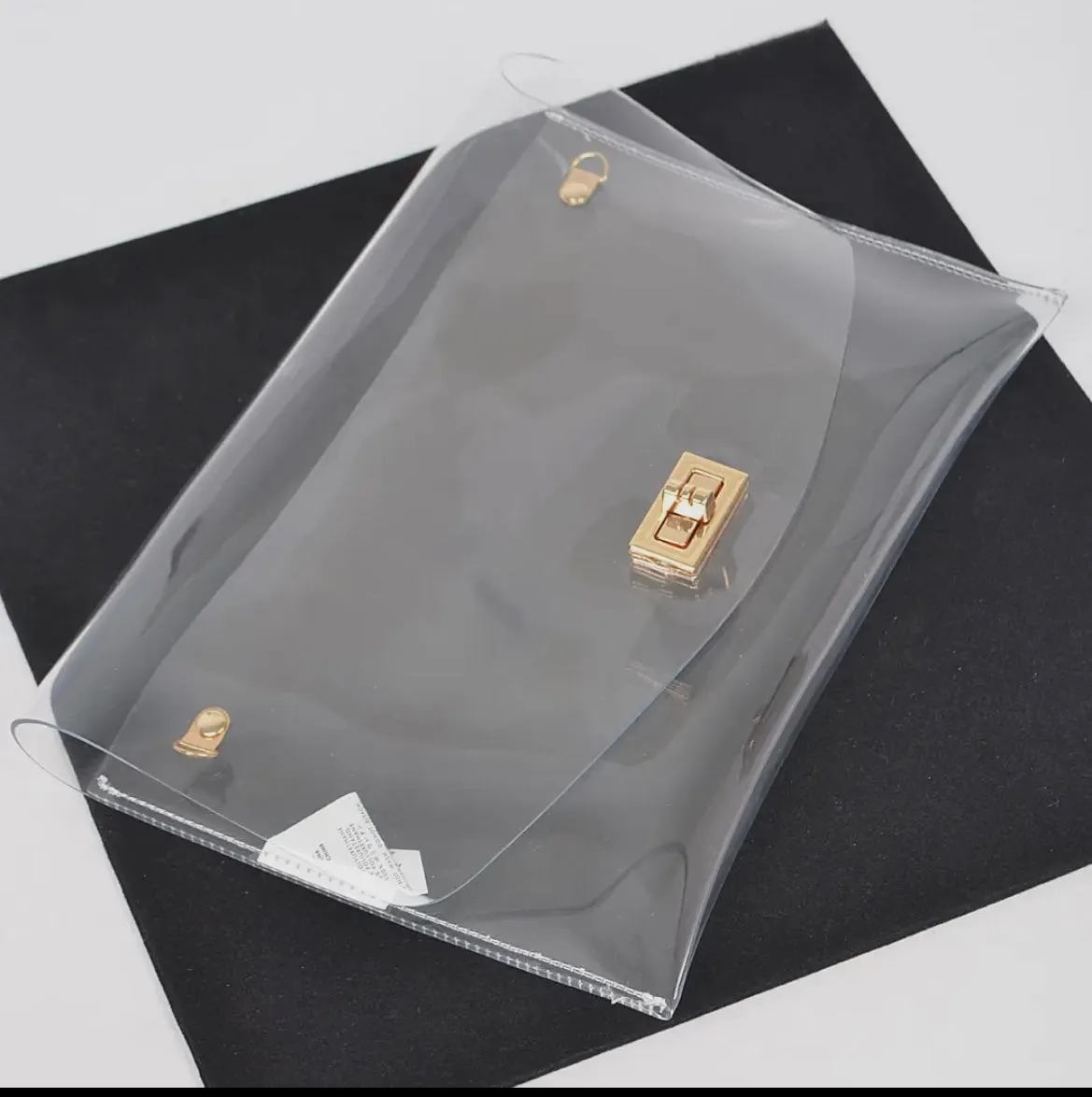 Transparent Envelope Clutch