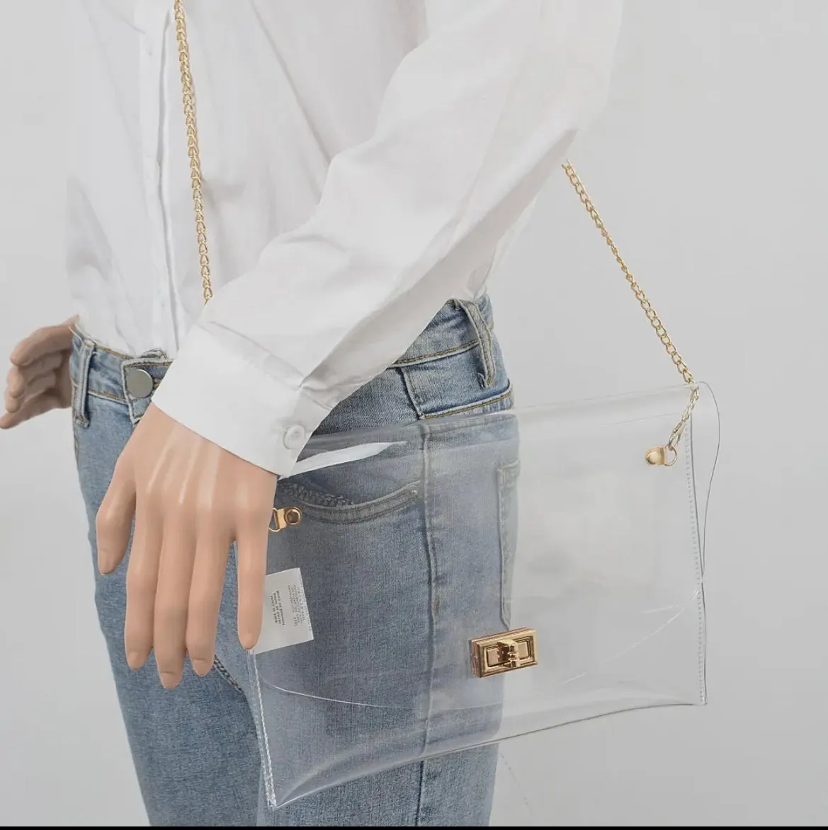 Transparent Envelope Clutch