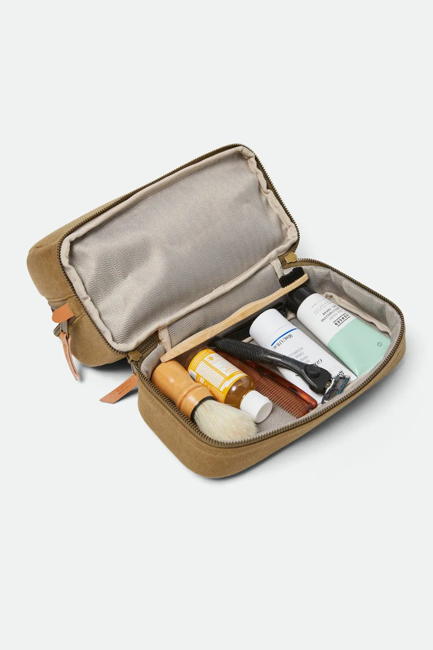 Traveller Dopp Kit - Olive Brown