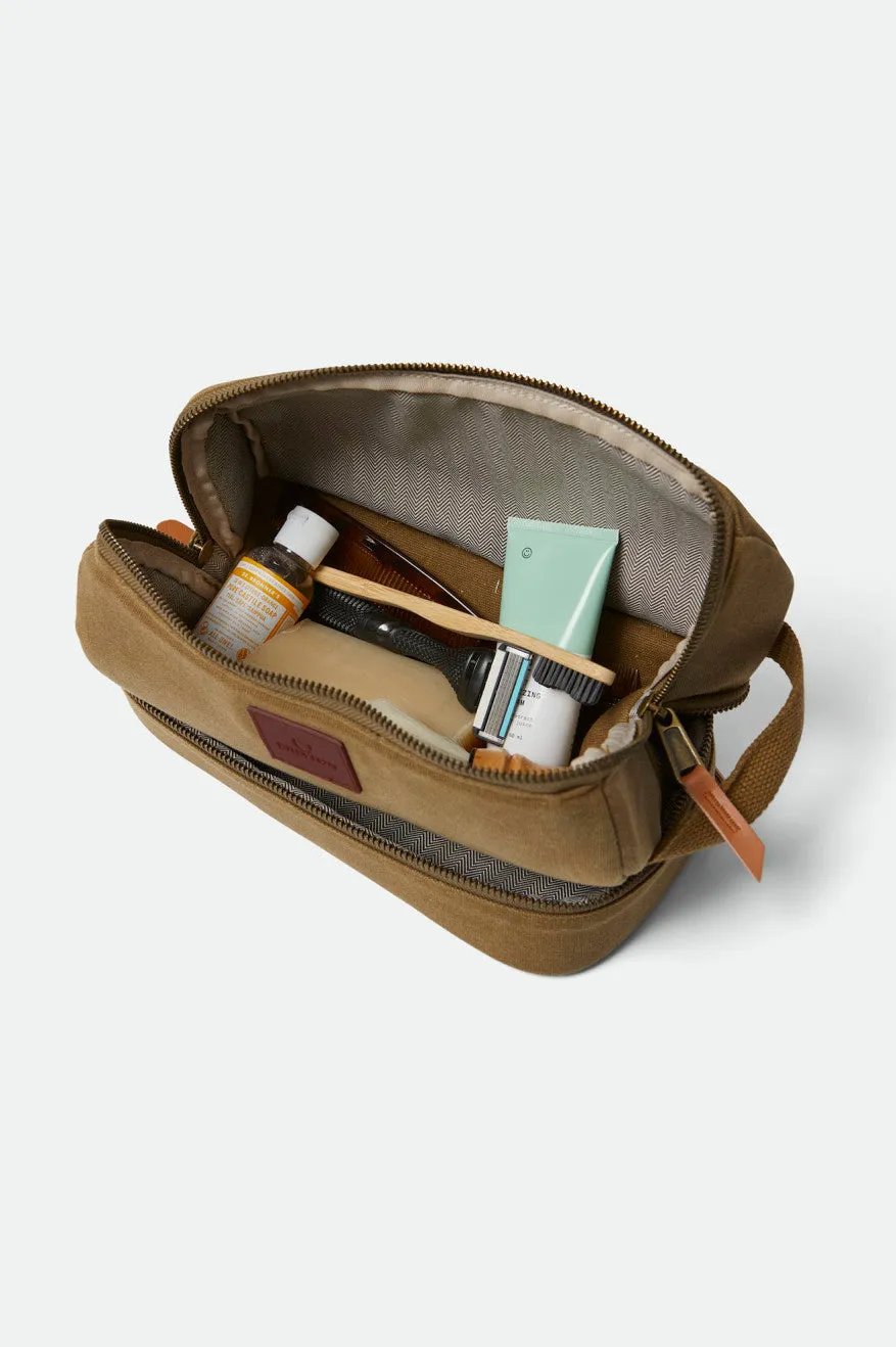 Traveller Dopp Kit - Olive Brown