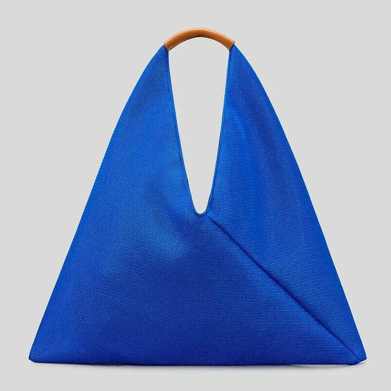 Triangle Grid Nylon Luxury Tote: 2023 Women's Collection