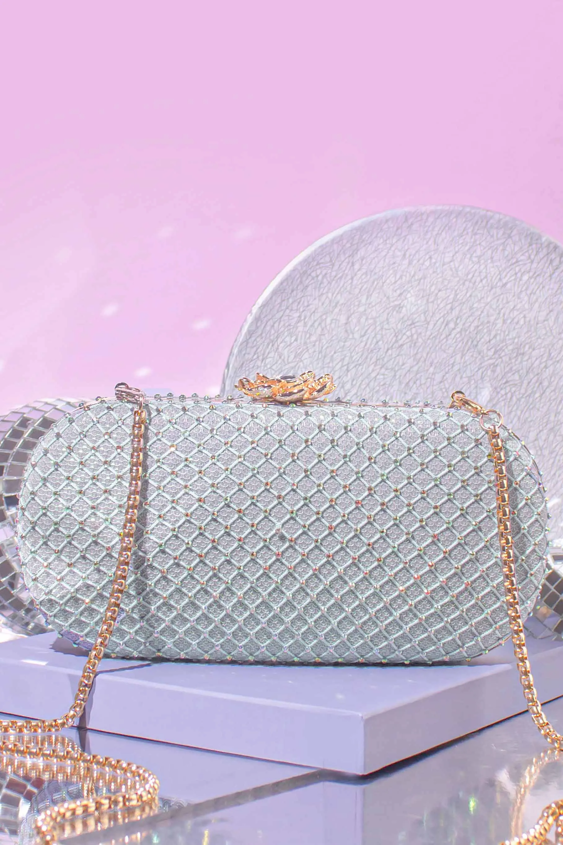 Unicorn Capsule Clutch - Grey