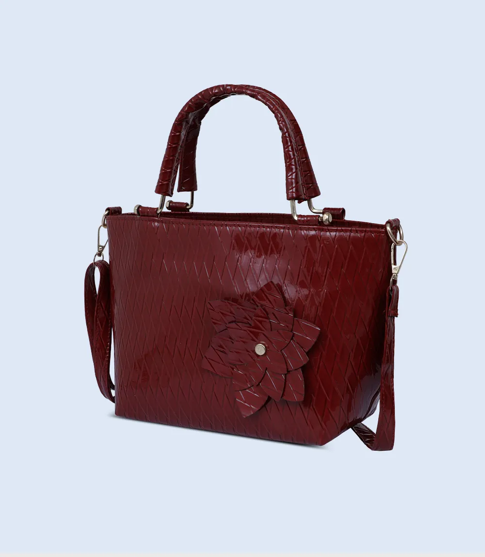 WB2392-MAROON-Women Shoulder Bag