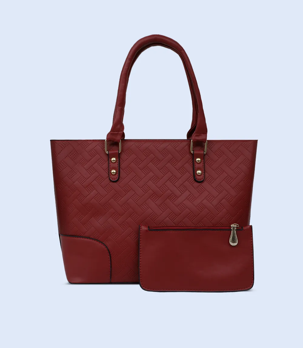 WB2766-MAROON-Women Shoulder Bag